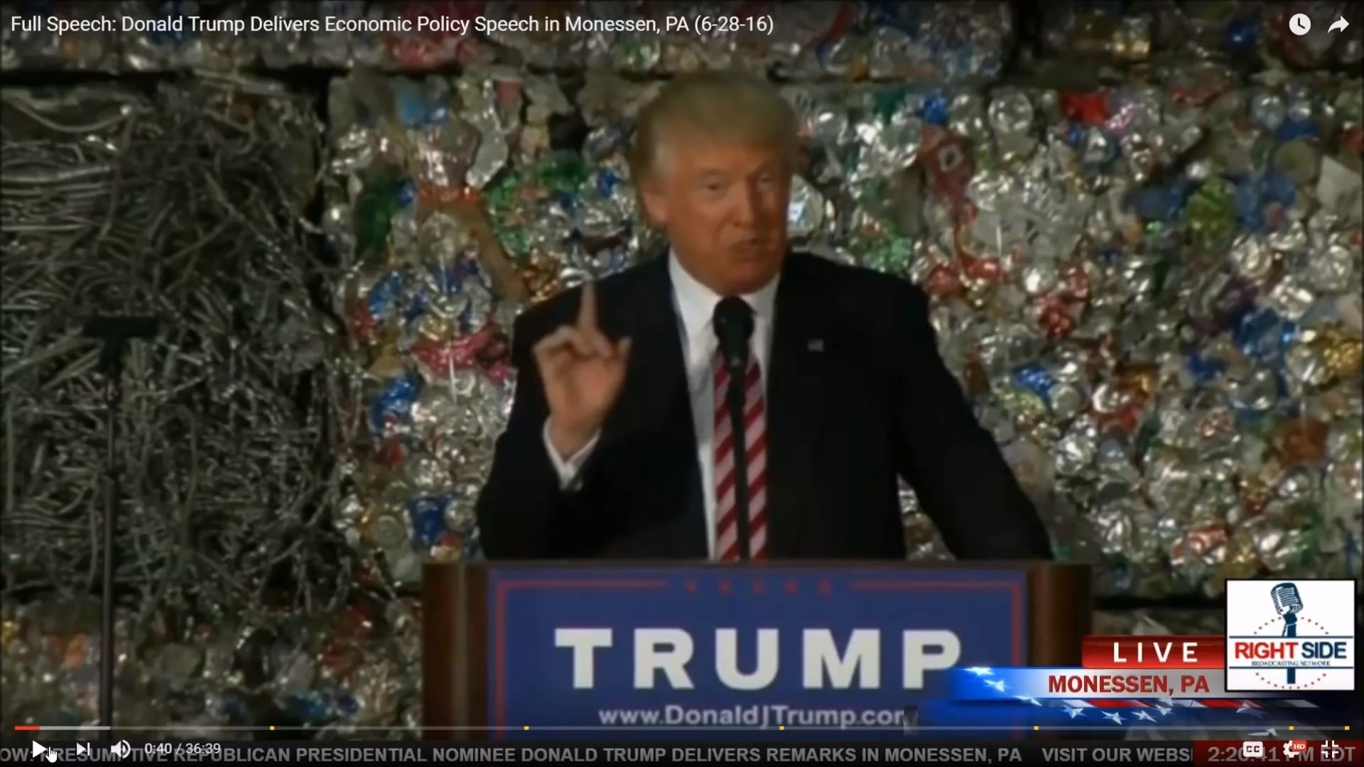 Body Language – Donald Trump