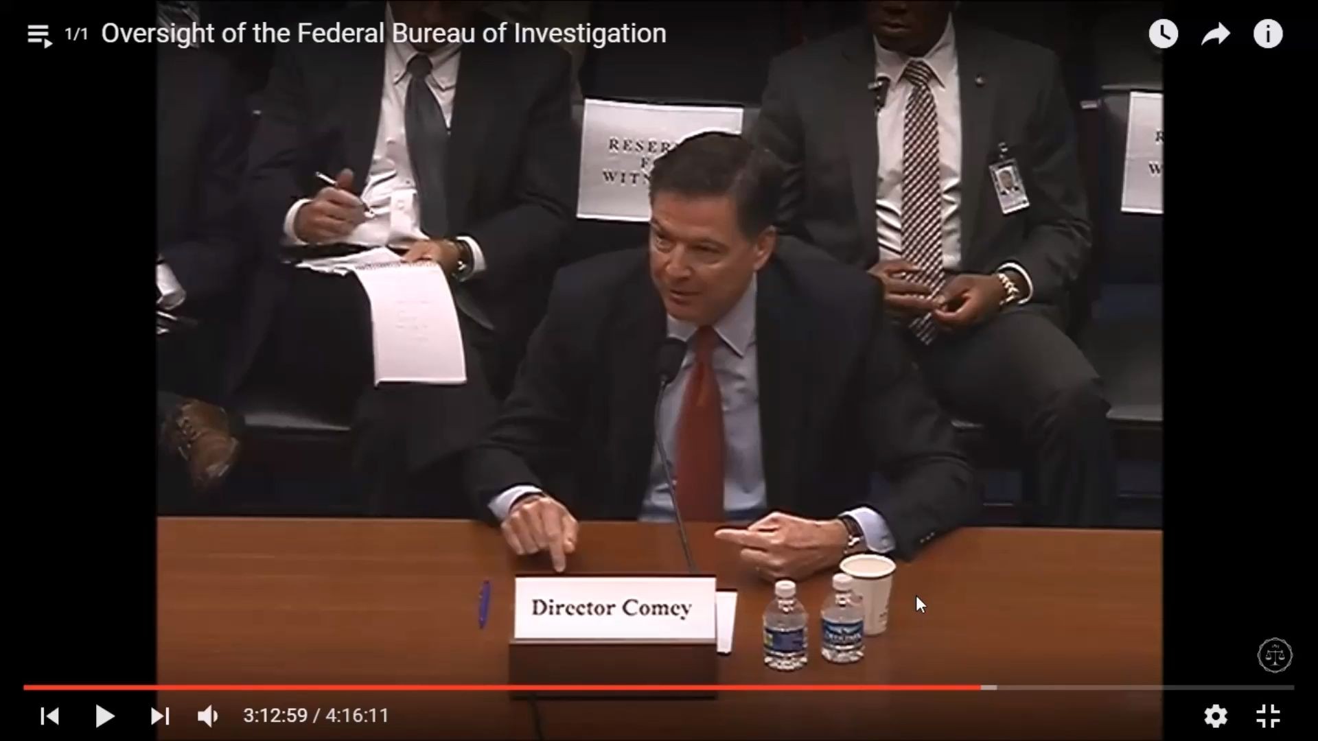 Body Language – FBI – James Comey – Best Tells – 2 of 2