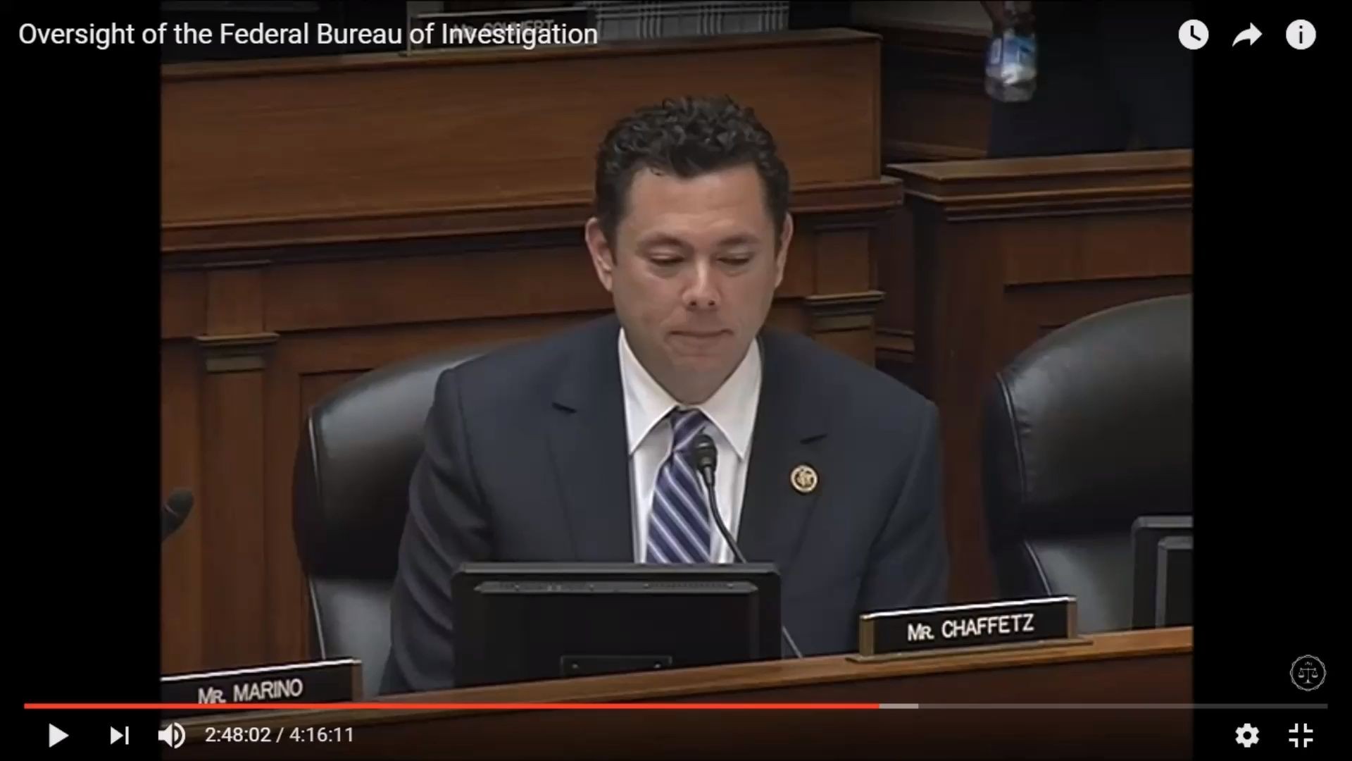 Body Language – FBI Director – James Comey – 1 of 2