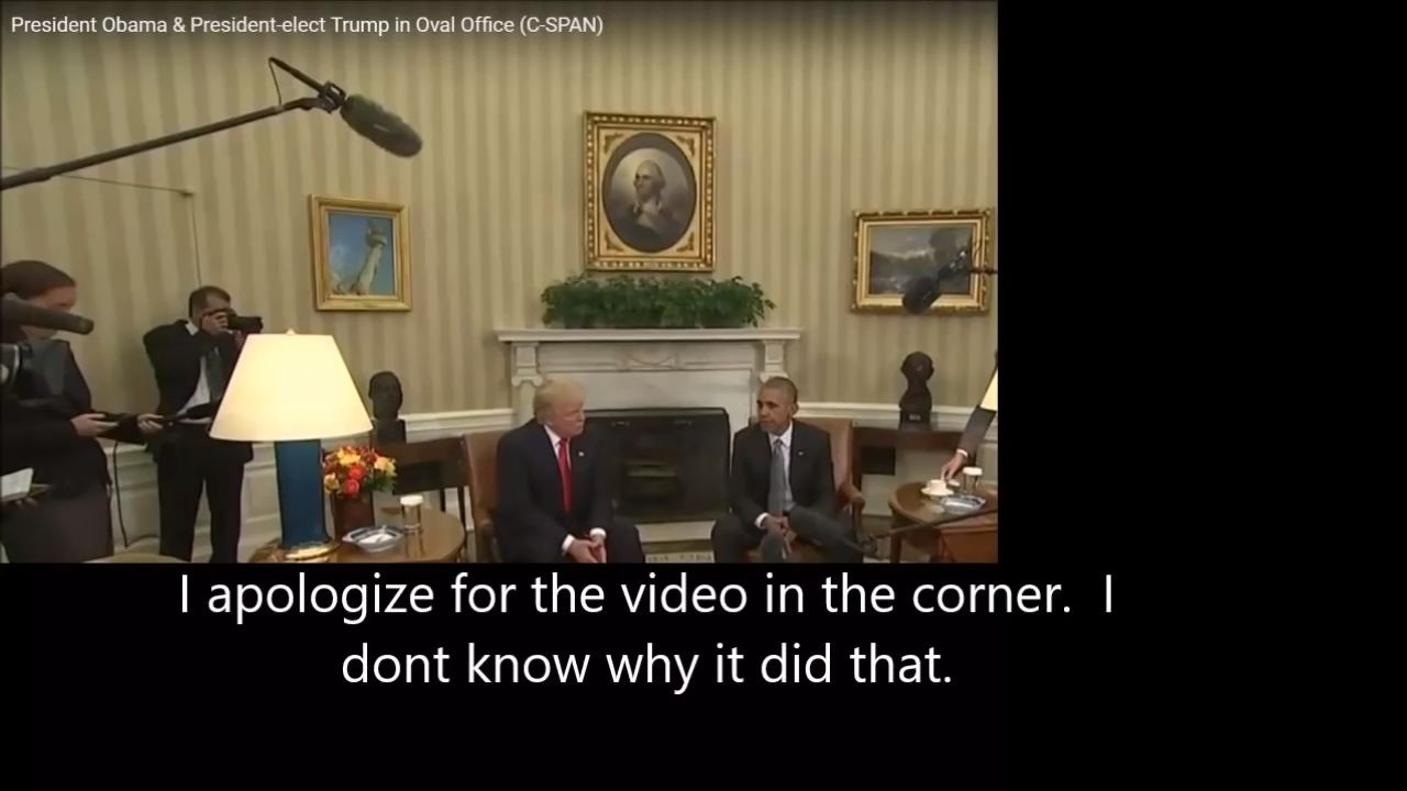 Body Language – Barack Obama –  Donald Trump – Their First Meeting
