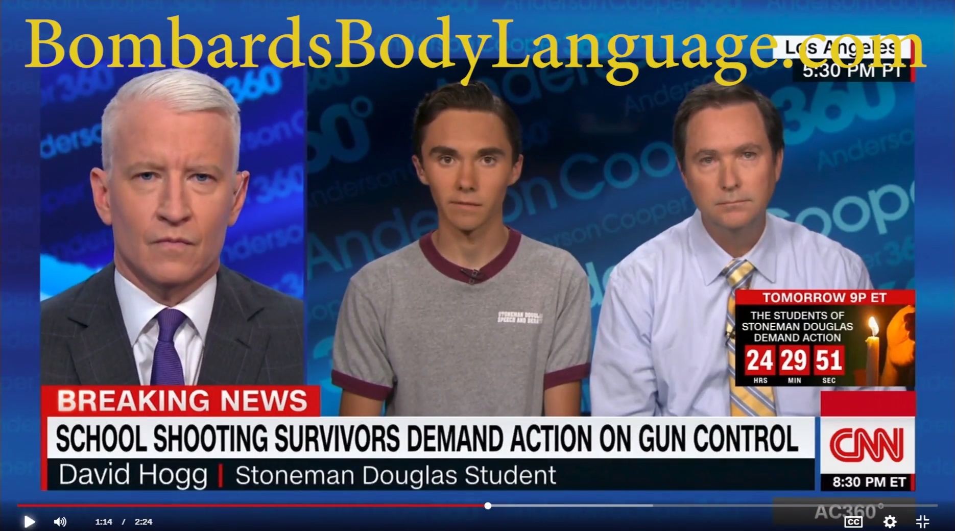 Protected: Body Language – David Hogg & Dad on CNN