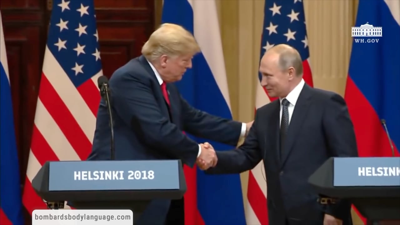 Body Language – Trump and Putin Meeting in Helsinki