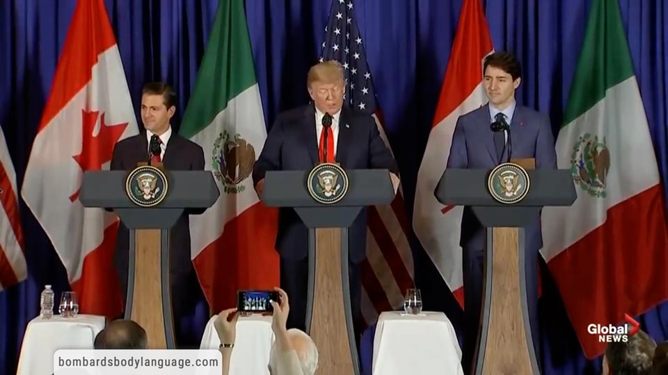 Body Language - G20 Summit 2018 Trump Stressed