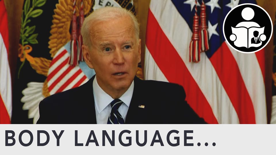 Body Language - Biden's Press Conference