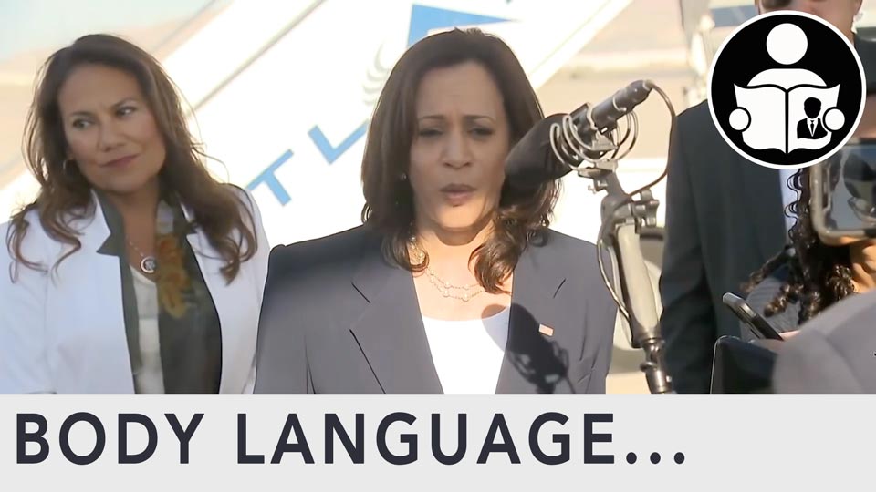 Body Language – Kamala Harris visit to the border