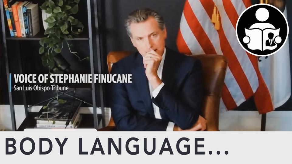 Body Language – Gavin Newsom, White Male Rage