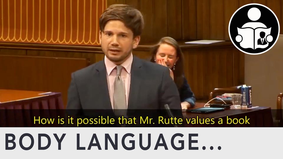 Body Language - Dutch MP Gideon van Meijeren confronts PM Rutte on 'The Great Reset'