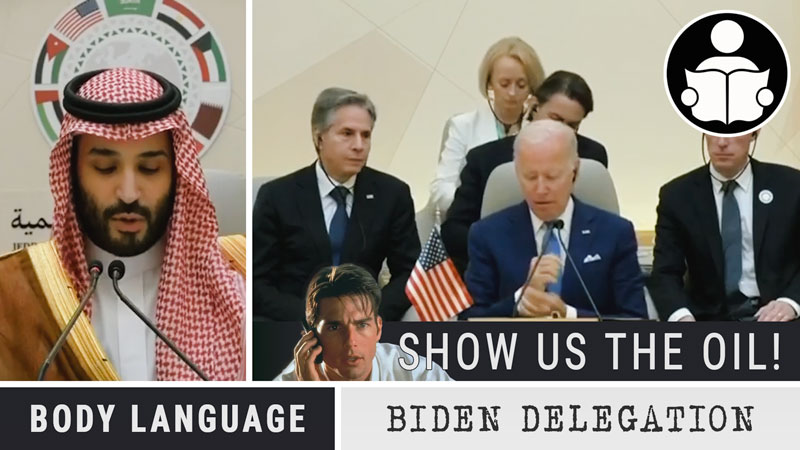 Body Language – Biden’s Delegation, Show Us The Oil