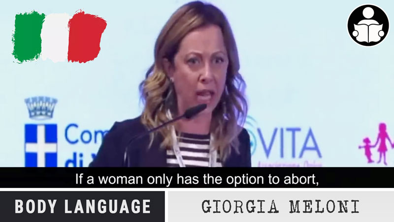 Body Language – Giorgia Meloni Speech