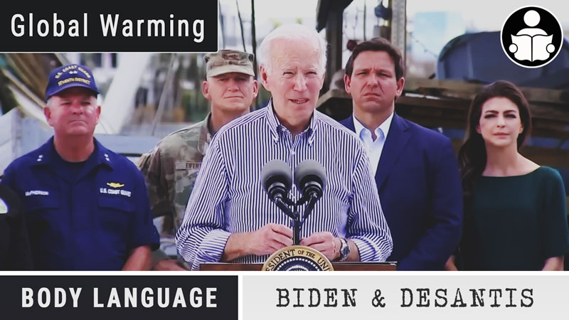 Body Language – Biden and DeSantis, in Florida