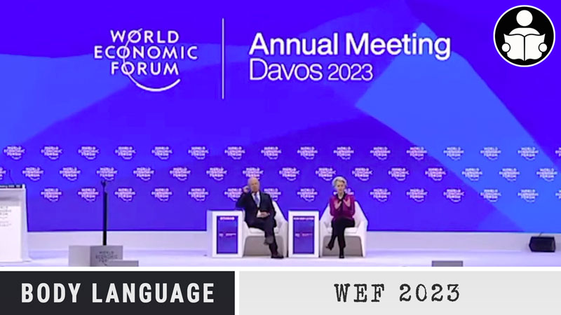 Body Language – WEF 2023 Klaus Schwab & Ursula von der Leyen