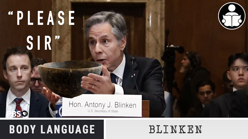 Body Language – Blinken, Senate Marching Orders