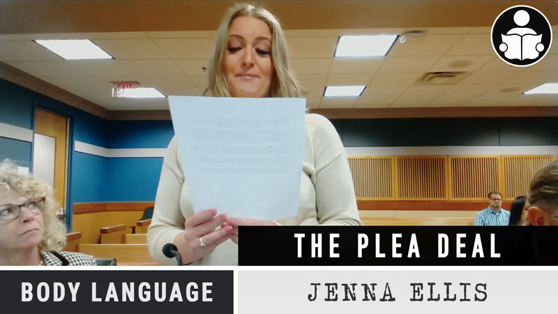 Body Language – Jenna Ellis Pleads Guilty in Georgia