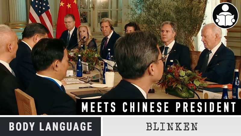 Body Language - Blinken Meets Chinese President