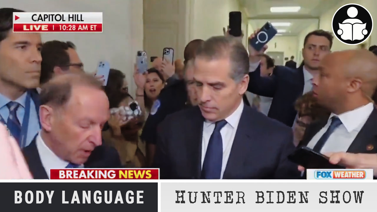 Body Language - Hunter Biden walks out on Marjorie