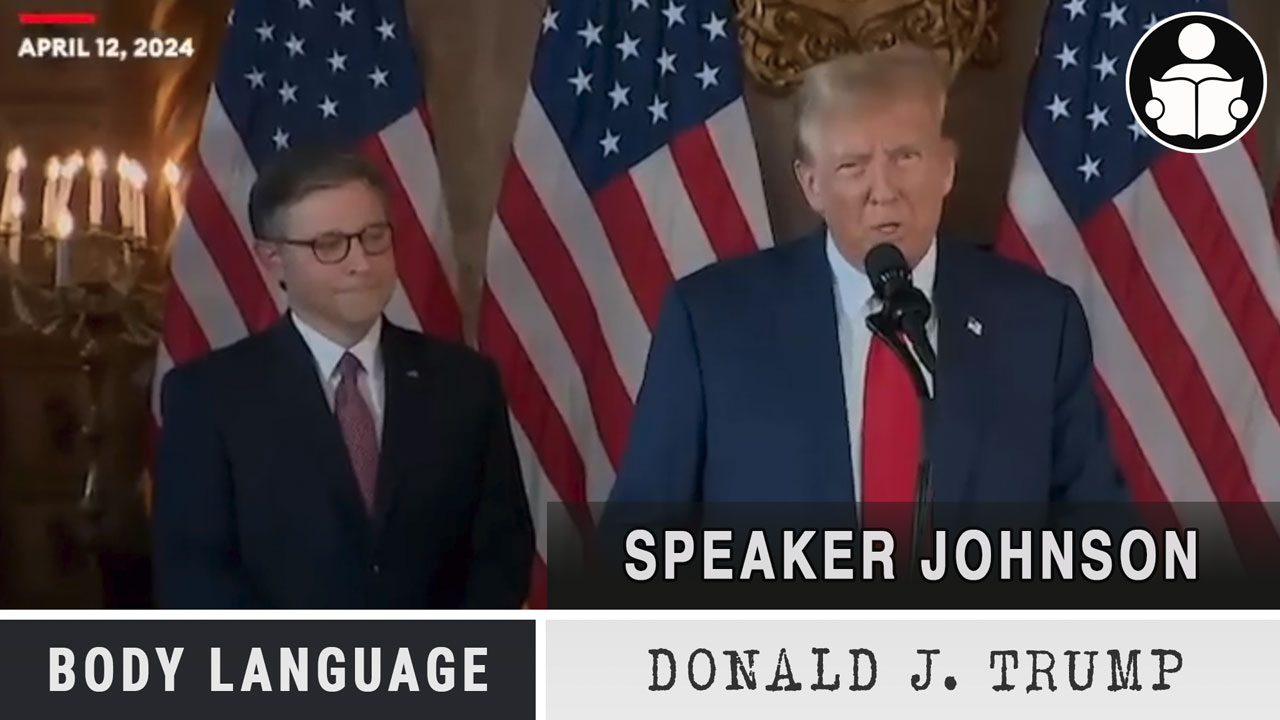 Body Language - Trump and Speaker Johnson