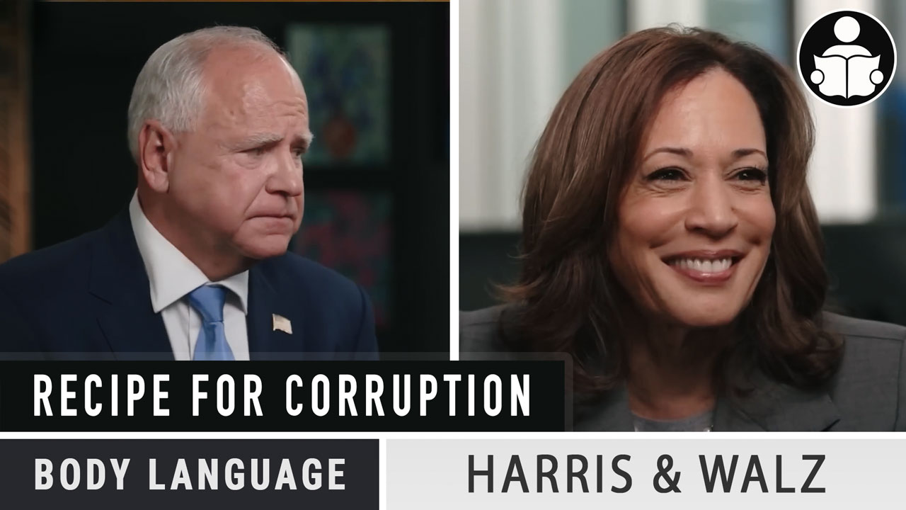 Body Language - Kamala Harris and Tim Walz, Sweet Corruption