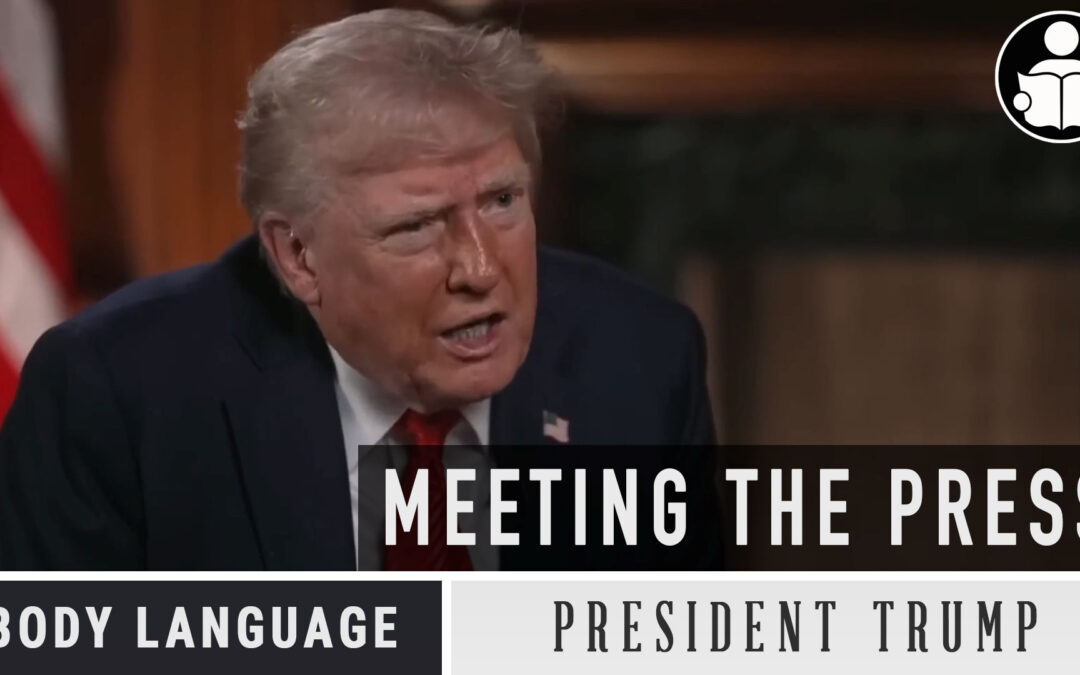 Body Language – Trump meeting the press