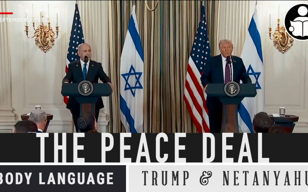 Body Language – Trump and Netanyahu, peace deal