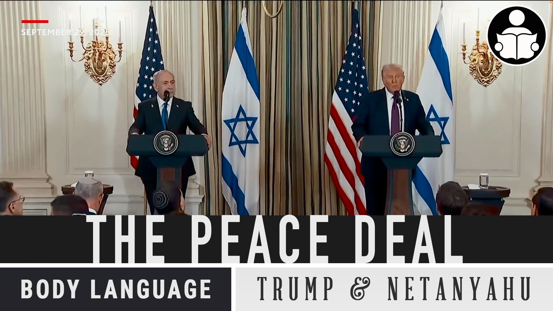 Body Language - Trump and Netanyahu, peace deal